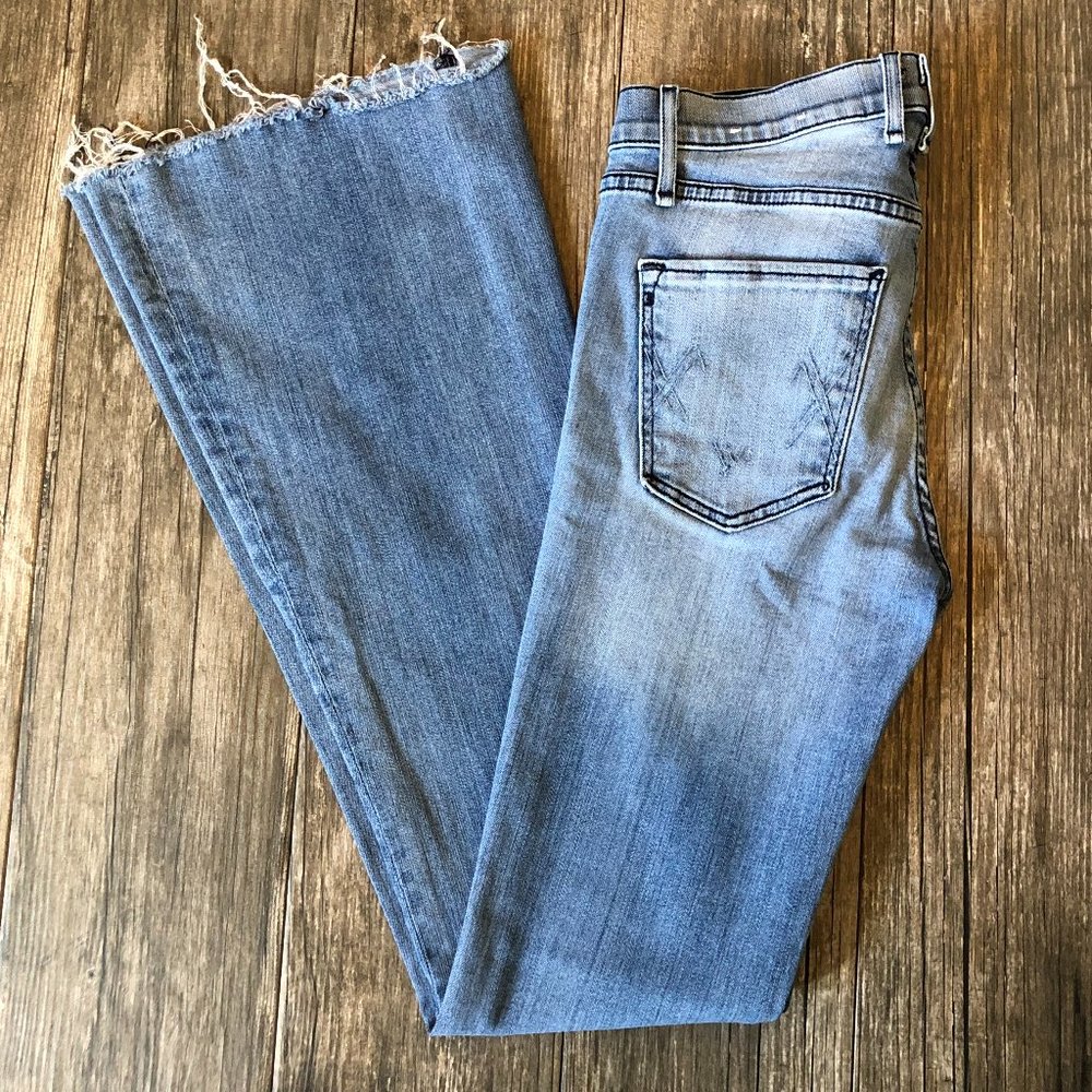 McGuire Denim Majorelle Flare Raw Hem Jeans